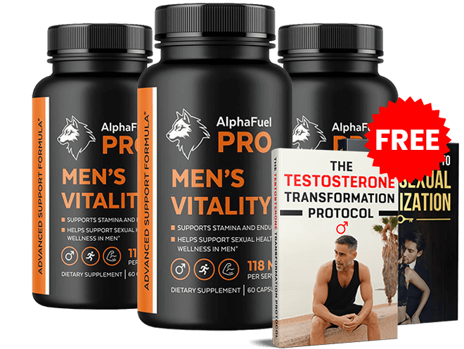 AlphaFuel Pro Men's Wellness Supplement Bottle (1 Bottle / 30 Day Supply)